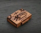 Miniature Wooden Spirit Board  Planchette Drawer Haunted Collection  Ouija Board