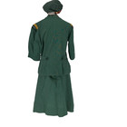 Vintage 1960s 1970s Girl Scout Leader Adult Uniform Set Blazer Skirt Beret Hat