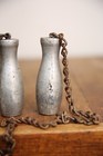 Antique Window Weights Vintage Cast Iron Victorian Sash Pulley Counterweight