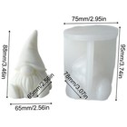 Gnome Miniature Garden Silicone Mold 3d Christmas Silicone Cute Gnome Mould