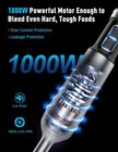 1000w Powerful Immersion Blender Handheld w 25-speed scratch-resistant Hand