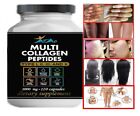 100  Natural Multi Collagen Peptides Anti Aging Skin Collagen Pills 120 Capsules