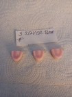 Vintage Gumball vending dime Store Silver Teeth Charms Lot Of 3 Nos