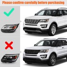 Fione Headlight Assembly Compatible With Ford Explorer 2016 2017 2018  haloge   