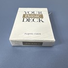 Your Basic Deck Poker Size Playing Cards Sealed Nos Made In The Usa Vintage 90s