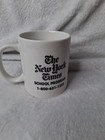 Vintage The New York Times Newspaper Headline Coffee Porcelain Mug Cup 