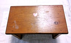 Vintage Wood Handmade Homemade Step Stool 14  Wide 7 5  Front To Back  7 5  High