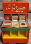 Very Rare Miner-matic Candy Cigarette Bank Machine Vintage Toy Tobacco With Box