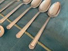 Antique 1847 Rogers Silver Plate Set Of 10 Teaspoons  Spoons   Infant Spoon