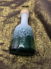 Le Tourment Vert Absinthe Bottle W  Cork  Decorative Art Green With White Swirls