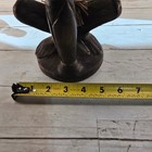 Vintage Indonesian Hand Carved Wood Drummer Statue Folk Art Figure 8 5 Inch