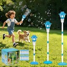 Bubble Machine For Kids Toddlers - Rechargeable Automatic Bubble Machine With   
