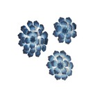 Deco 79 Metal Floral Home Wall Decor Wall Sculpture  Set Of 3 Wall Art 18   1   