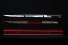 Antique Style Yatagan Sword Red Velvet Brass Scabbard