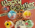 Monster Wacky Goulie Weirdos Old Gumball Vending Machine Display Card Nos 1