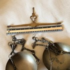 Antique Metal Market - Apothecary Balance Scales Brass  Ornate Heavy