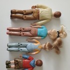 4 Pc Mattel Loving Family Dollhouse Figures Mom Dad Sister   Brother