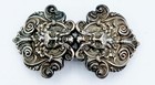 Mini William B Kerr Sterling Silver Art Nouveau Green Man Devil Buckle 2 X 1 