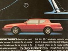 1988 Mercury Cougar Xr-7 Print Ad