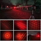 5w Red Burning Laser Pointer High Power Visible Light Beam  5 Head Caps Us