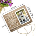 Pet Memorial Picture Frame  Dog Or Cat Remembrance Photo Frame  Sympathy Gift   