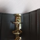 Kate Spade Red Leather 6-ring Zip Planner Organizer Agenda Personal Size Diary