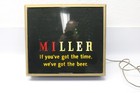 Vintage Miller High Life Beer Lighted Bouncing Ball Motion Sign Eames Typography