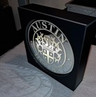 Austin Healey Logo Mirrored Square Full Color Led Lighted Sign With Remote 