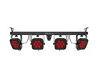 Chauvet Dj 4bar Hex Ils 4x Rgbaw uv Led Wash Light Stand Foot Controller   Bag