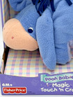 Disney Pooh Babies Eeyore Magic Touch    n Crawl Plush Fisher Price Vintage Rare