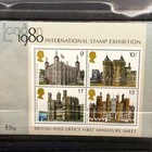 Great Britain 1980 London International Stamp Exhibition Mini Sheet Queen Castle