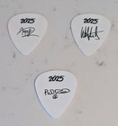 Sacred Reich 2025 Signatures White Guitar Picks Lot Of 3 With Band Logo