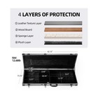 Electric Guitar Case Hard  Fits Fender Strat  Tele  And Standard Guitars  Por   
