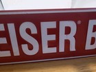 Budweiser Blvd  Metal Street Sign Used 24  X 5  Some Wear