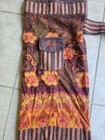 Prana Vintage Yoga Mat Bag Boho Paisley Floral Striped Earthy Drawstring Pocket 
