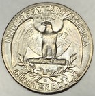 1955-d Washington 90  Silver Quarter Unc Uncirculated 25c Us Coin -4875