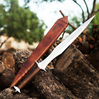  Gladius Roman Battle Ready Sword- Steel Double Edged Blade With Scabbard