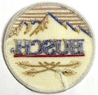 Busch Anheuser-busch Round White 3  American Beer Vest Jacket Sew On Patch