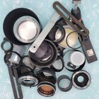 Lot Vtg Camera Accessories Nikonolympuscases Filters Hoods Parts Repair Freeship