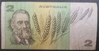  1975-79  Australia 2 Dollars P43b2  Signatures Knight-wheeler  Hvh807686 