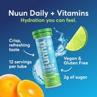 Nuun Vitamins Electrolyte Tablets With Vitamin D  C  E  A    B6  Folic Acid  Mag