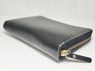Kate Spade Planner Zip Agenda Organizer 6 Hole Leather Black 20  14cm