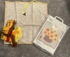 Family Circle Vintage 1973 Sunshine Basket Crewel Embroidery Kit 14x14 Sunflower