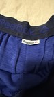 Reebok Men   s M Blue Knit Athletic Shorts Drawstring Elastic Waist Solid Logo