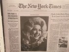The New York Times Wednesday August 26 2026 Dolly Parton Dies