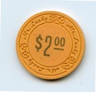 2 00 Chip From The Casino Nites Incorporated