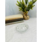 Antique 1930s Domed 11 Hole Flower Frog Footed Heavy Glass