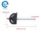 For Dwe7491rs Table Saw Miter Gauge Tool Manual Miter Gauge N507559 Black