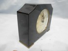 Stunning Black Swirled Catalin 1930s Seth Thomas Desktop Clock- Serviced-working