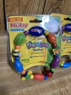 2 Pack Nuby Bug-a-loop Soothing Teether Nubs Bpa Free 3 months Development New